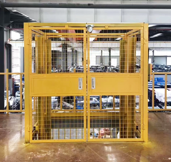 温州智能导轨式升降机亮相